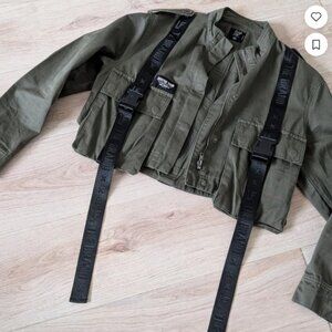 LF The Brand army green jacket